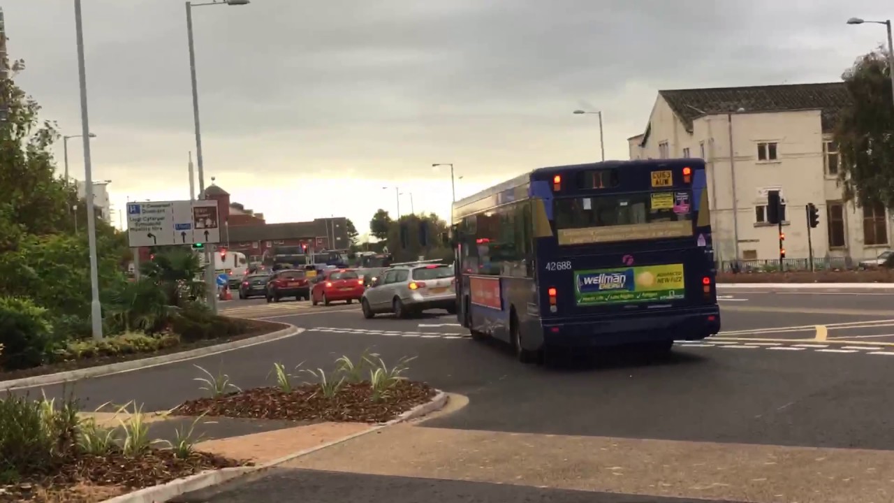 Buses at Swansea Bus Station