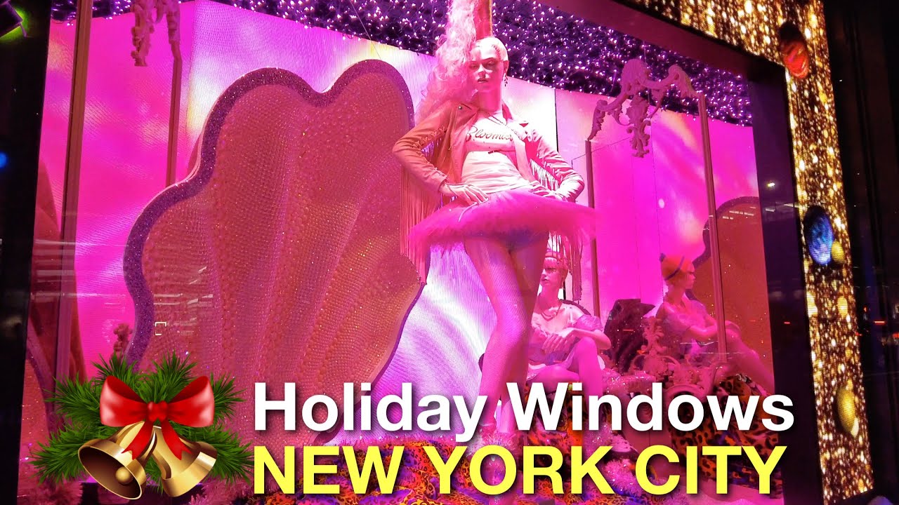 ⁴ᴷ New York City Christmas Walk  ✨Best Holiday Windows in New York City 🎄🎅