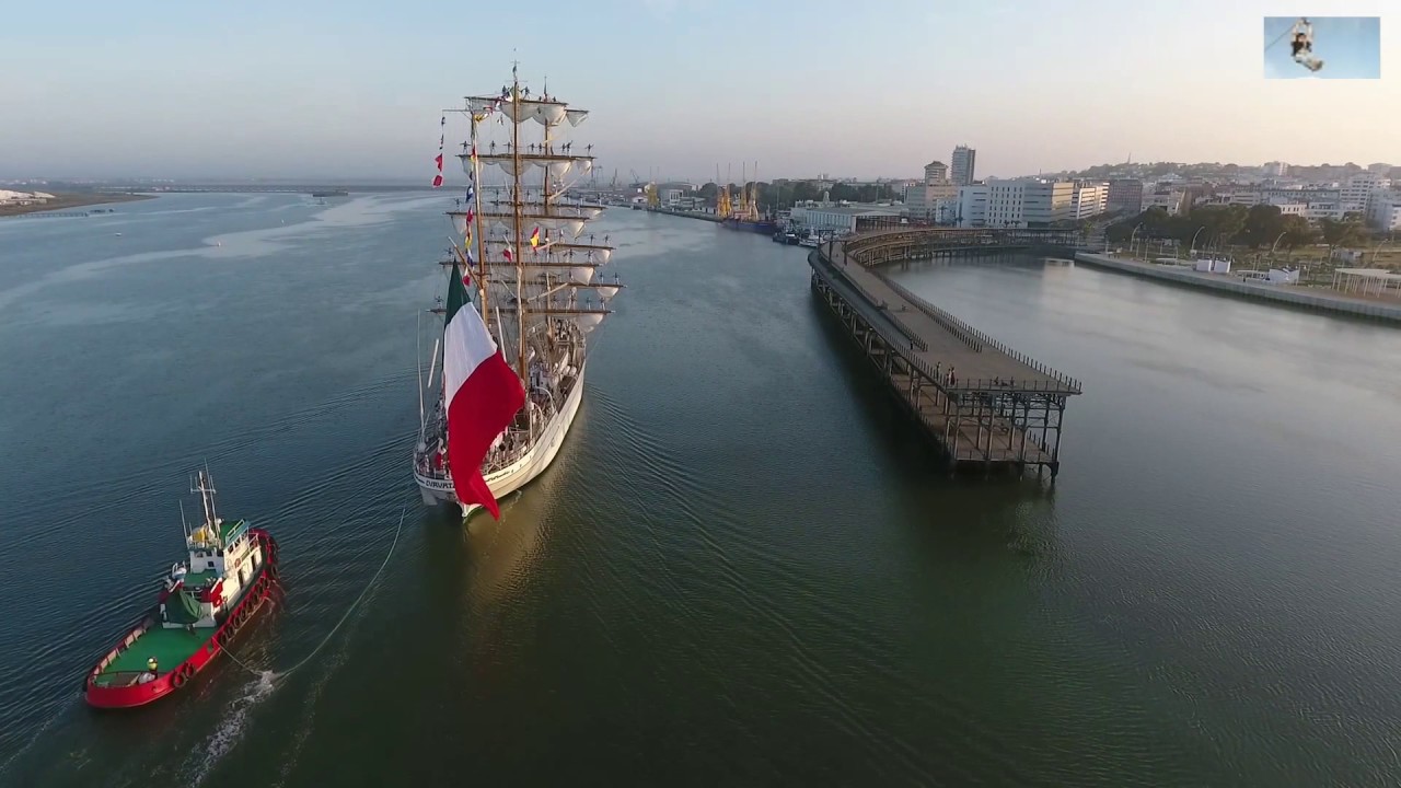HUELVA RECIBE AL BUQUE ESCUELA CUAUHTÉMOC DE MÉXICO