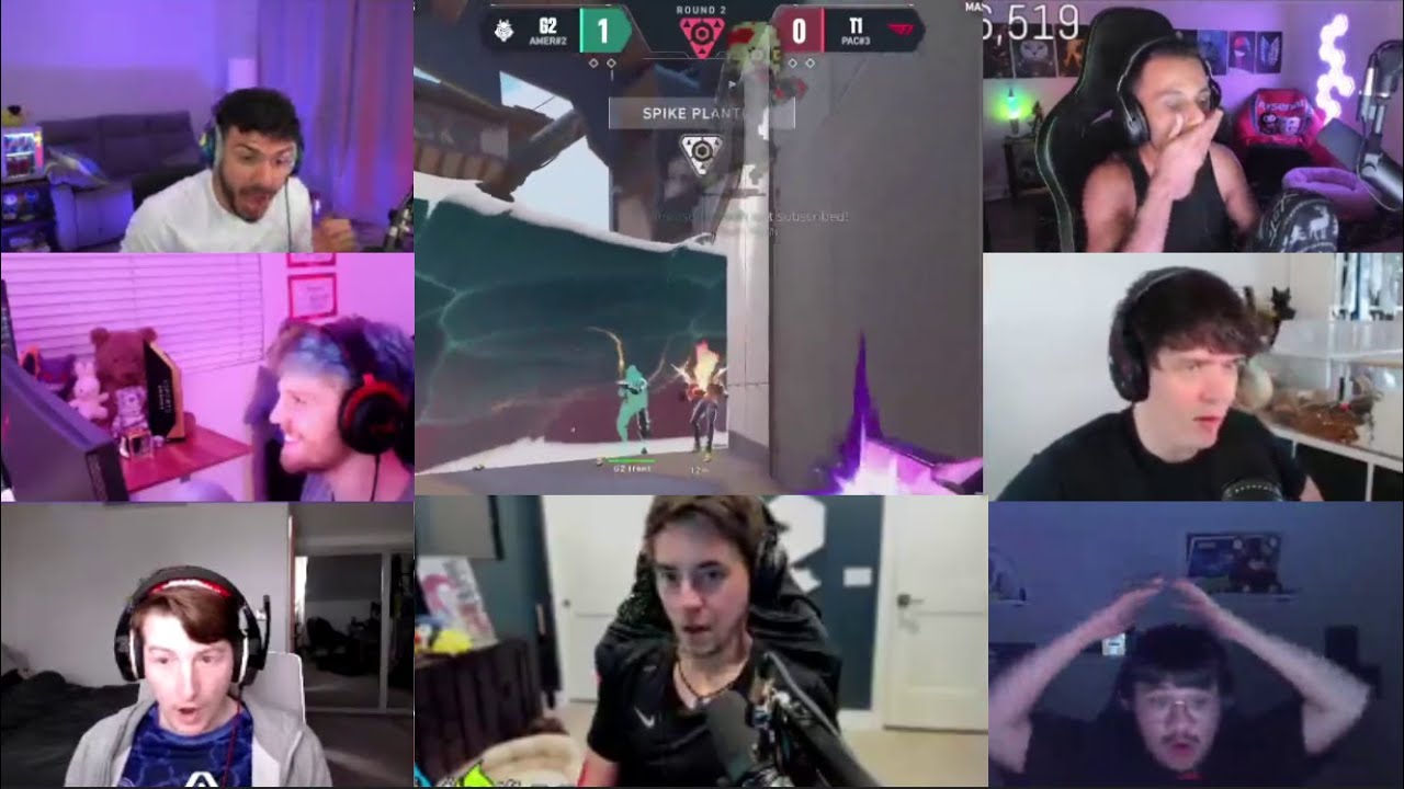 Реакция стримеров и профессионалов Valorant на победу T1 Xccurate над G2
