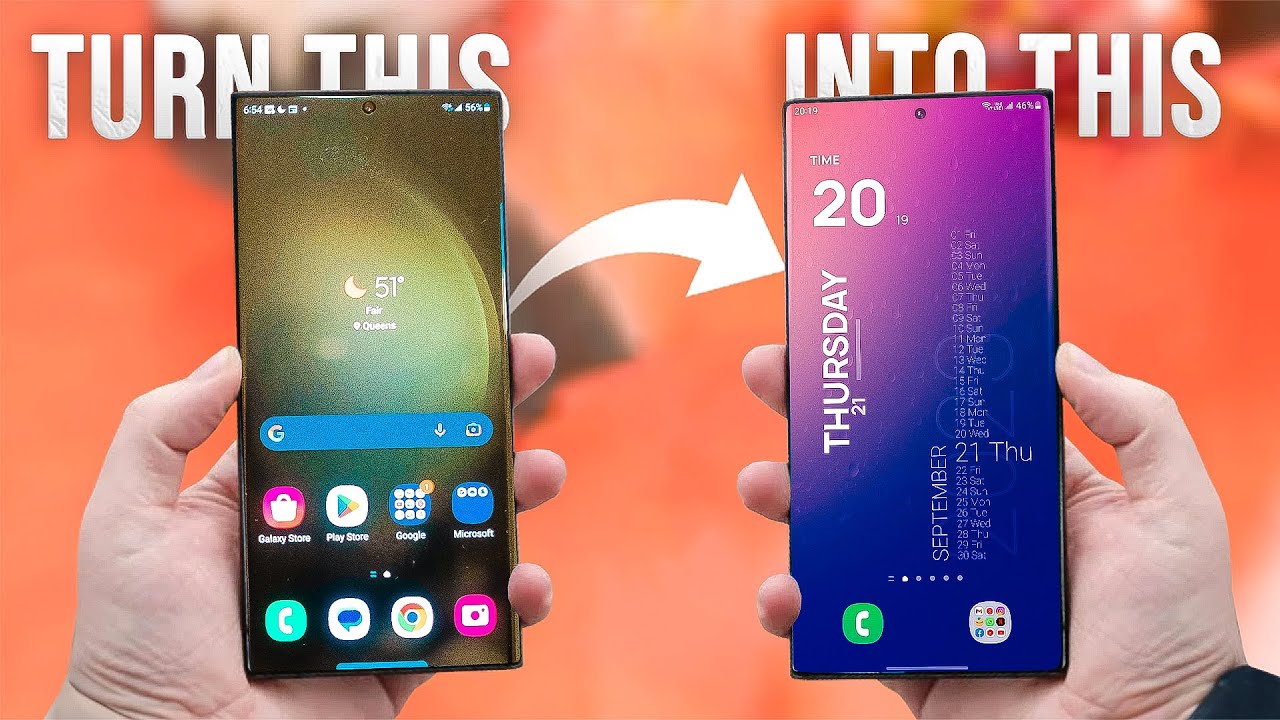 Samsung Galaxy S23 Ultra — руководство по настройке главного экрана