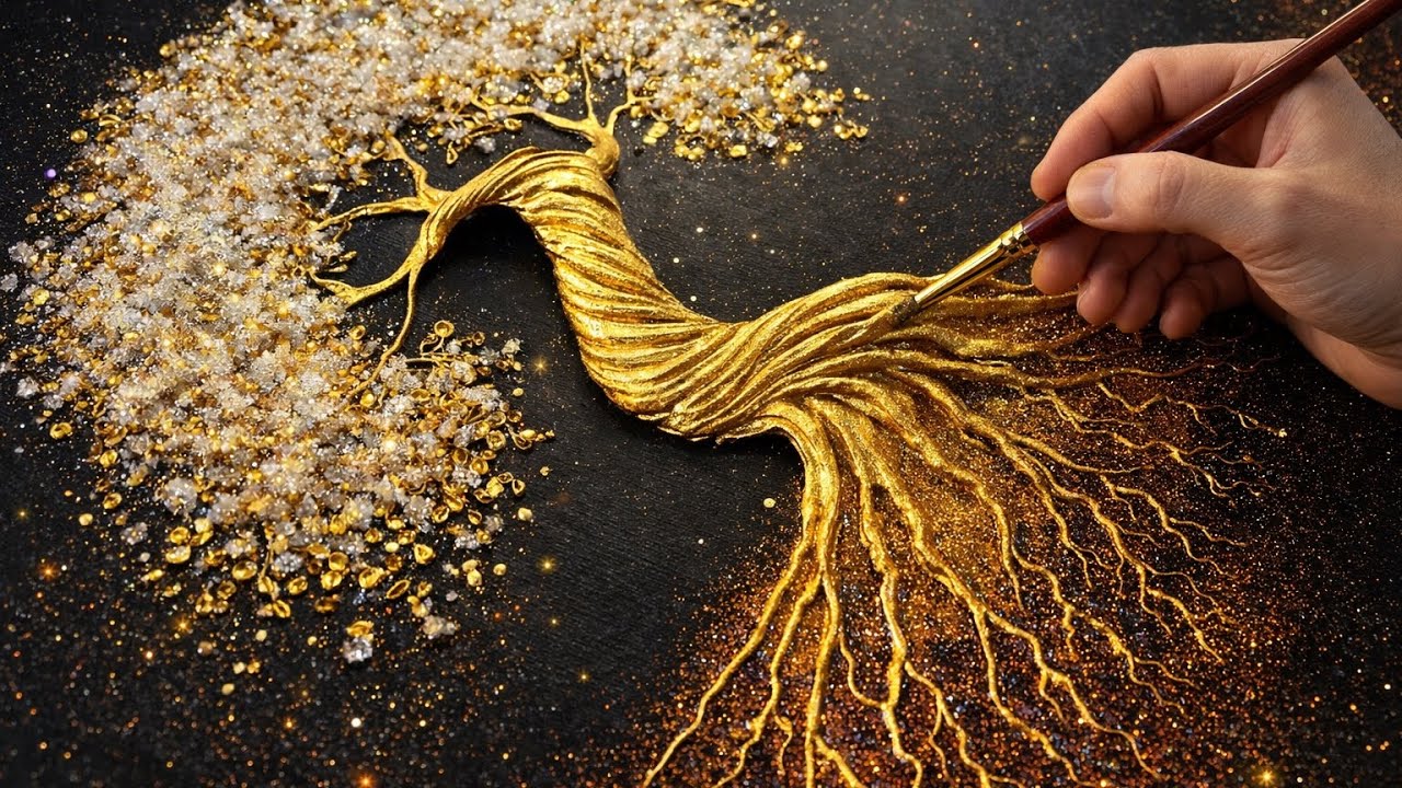 Step-by-Step Tutorial: Creating a Stunning Suspended Plaster Tree with Maximum Shine