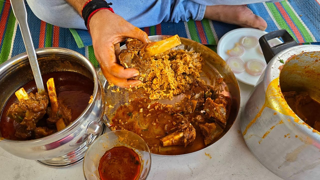 Village Dhaba Mutton Curry Pressure Cooker Wala | Desi Village Dhaba Mutton Curry Recipe