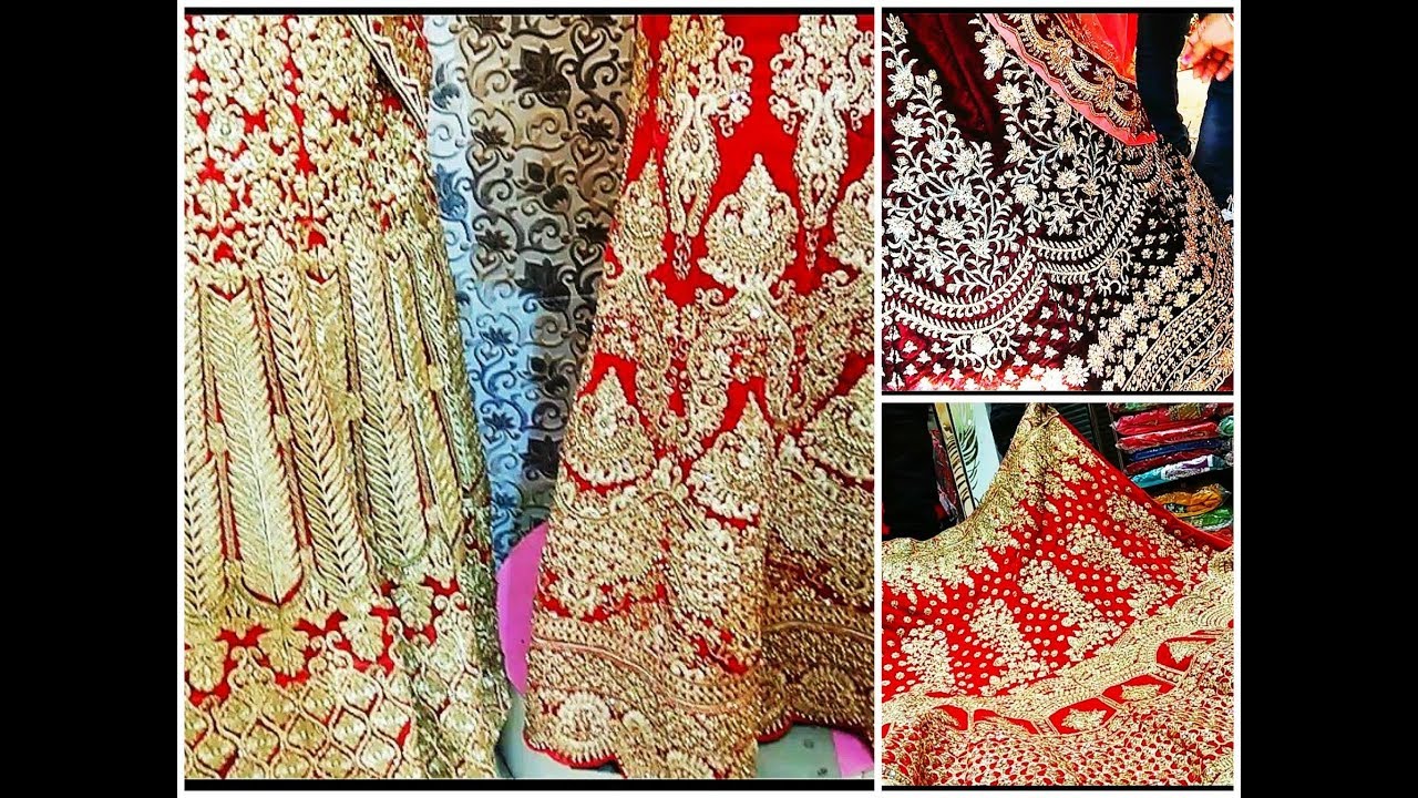 wholesale lehenga shops in chandni chowk | Cheapest lehanga market in delhi