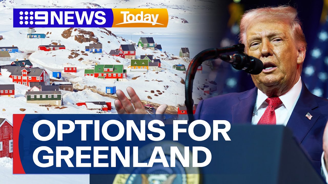 Donald Trump weighs options to acquire Greenland | 9 News Australia