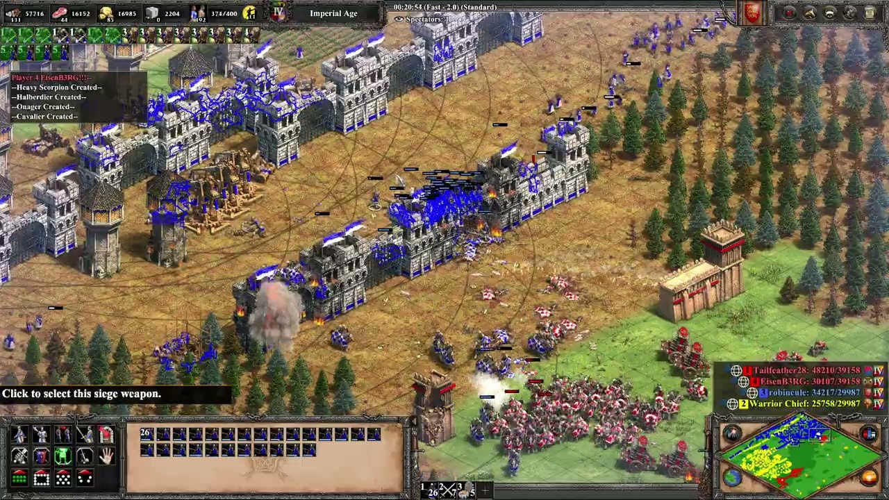 2v2 Michi - Brits vs Malian. Too much Siege.
