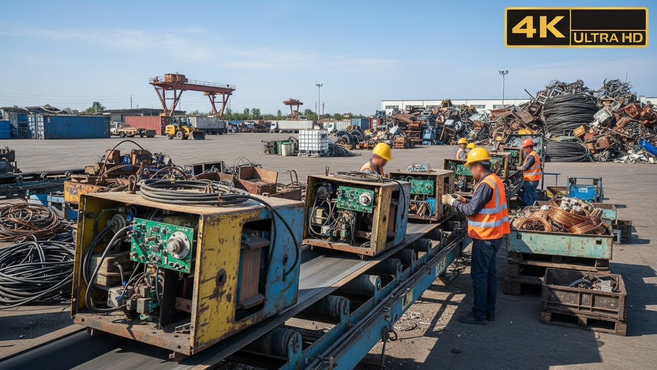 Old Soldering Machines Dismantled and Recycled in Factories