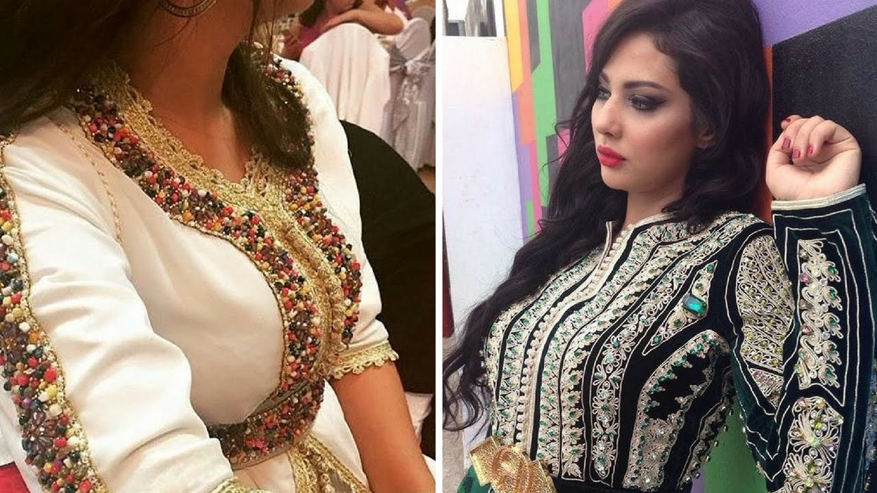Moderne Caftan Lux Aux Estraces ♛ Top 2017 ♛ تشكيلة متنوعة لآخر تصاميم القفطان المغربي منبت بالعقيق