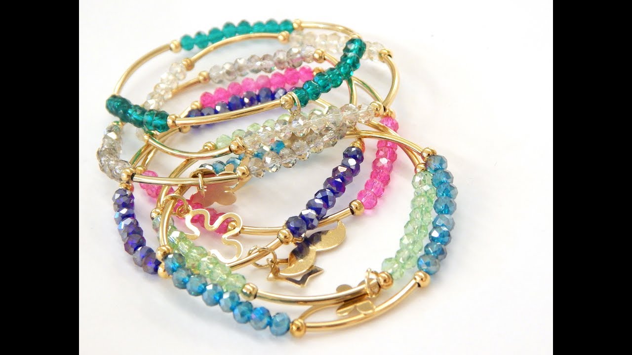 Como Hacer Pulsera con Pedreria Verde- HogarTv por Juan Gonzalo Angel
