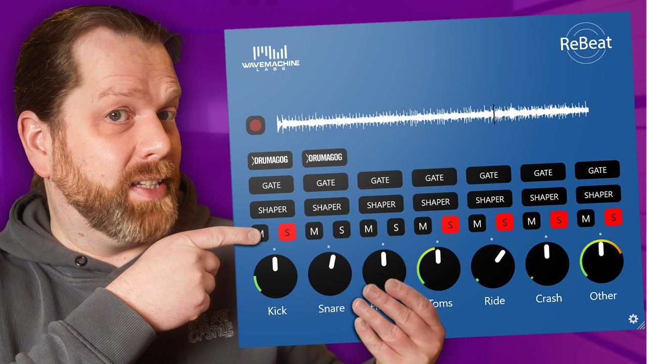 The best drum separation, remix and cleanup tool - Wavemachine Labs ReBeat /ReStem
