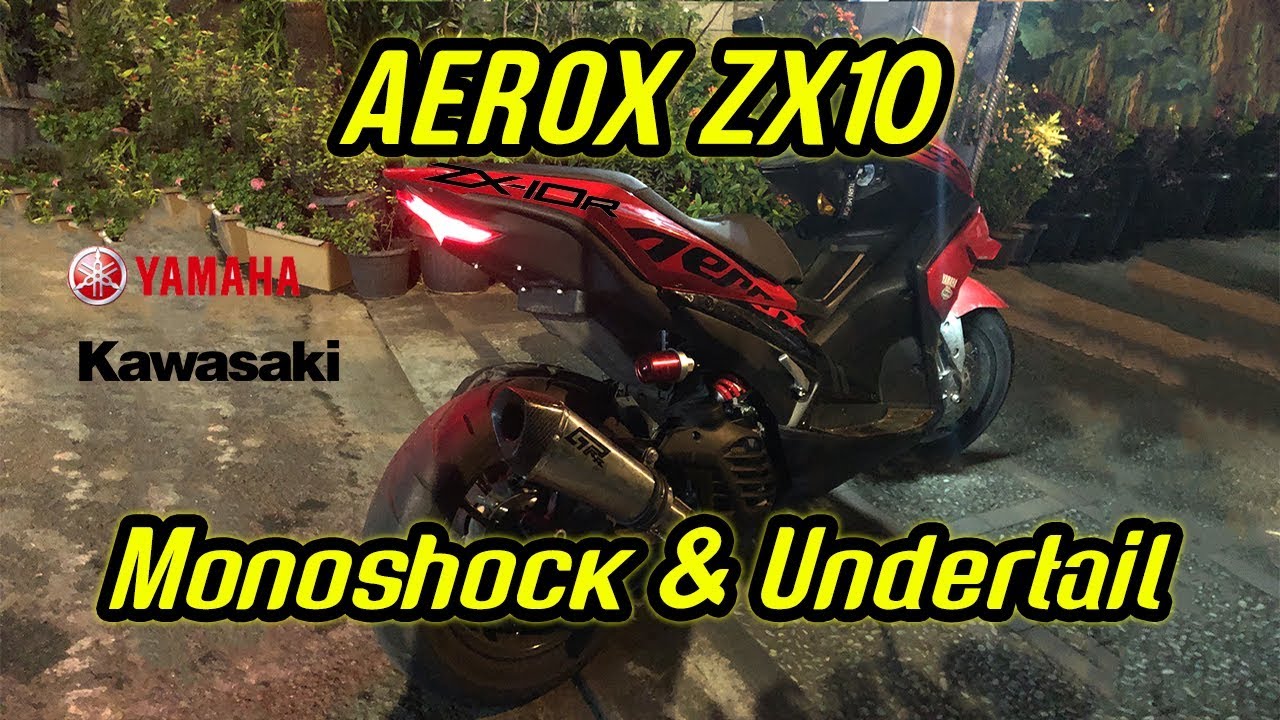 59 | Aerox 2019 - Pasang Monoshock & Undertail Ninja ZX10