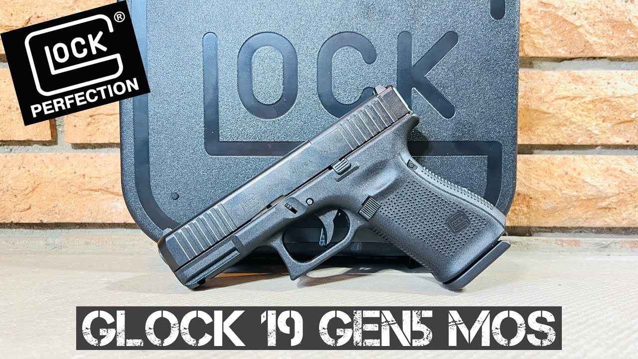 Распаковка Glock 19 Gen5 MOS, обзор на столешницу и полевая разборка