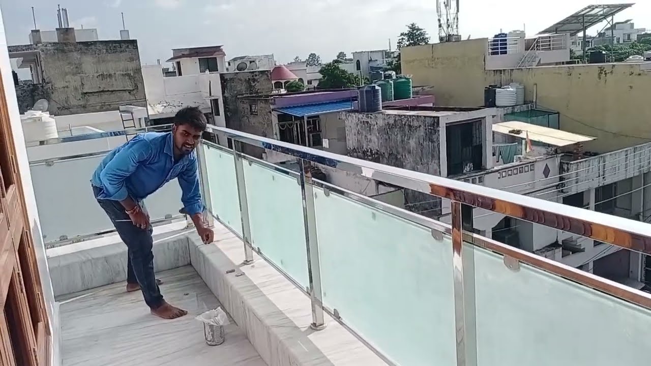 #steel#glass#mix#railing#स्टील #ग्लास#मिक्स#रेलिंग