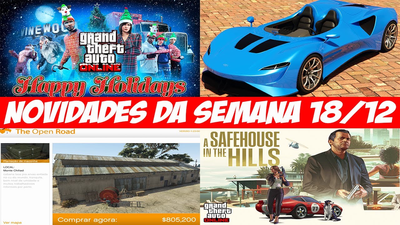 A ÚLTIMA ATUALIZAÇÃO DO ANO + 2 NOVOS CARROS, HELICÓPTERO E CARRO GRÁTIS - GTA ONLINE 18/12/2025