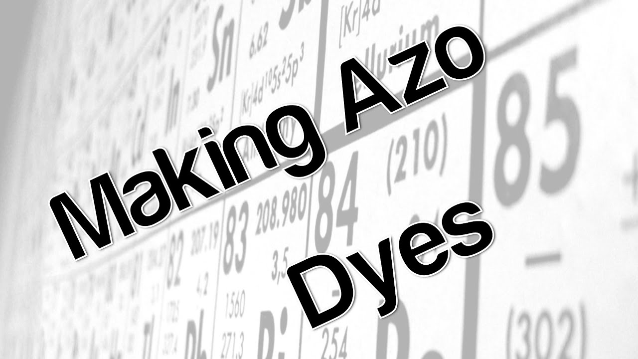 Making azo dyes