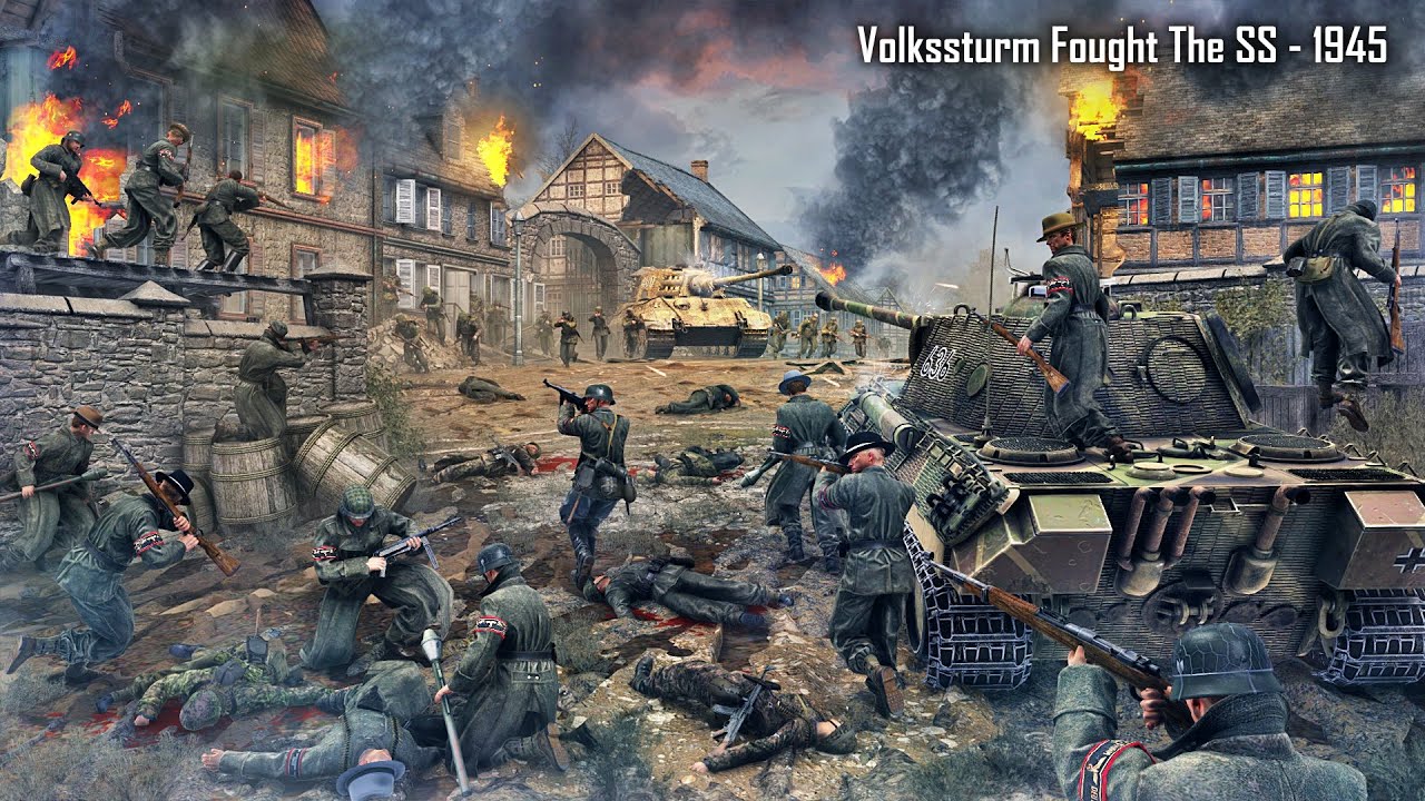 Volkssturm Fought The SS - 1945 Dachau Uprising | Gates of Hell