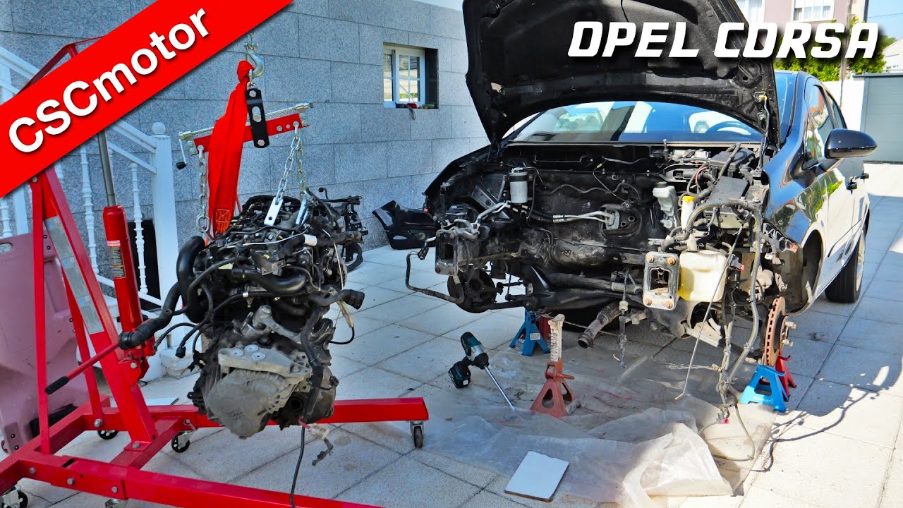 Снятие двигателя с Opel Corsa D | Раз уж мы об этом заговорили...