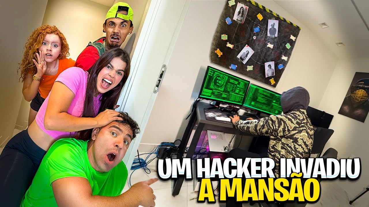 UM HACKER MISTERIOSO PRENDEU A GENTE NA MANSÃO *Conseguimos escapar?