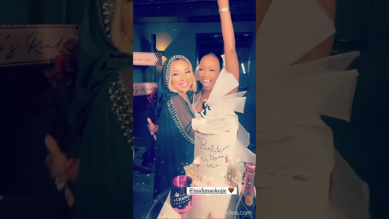 Linda Ejiofor Enado Meg Otanwa Bisola Mimi  Osas Sharon Ooja - IniDima Okojie 👰 shower