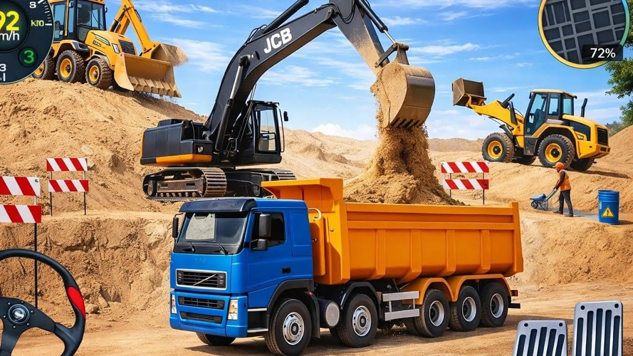City Construction JCB Excavator 3D - Heavy Crane Driving Simulator -Gameplay #video #JCB part 3
