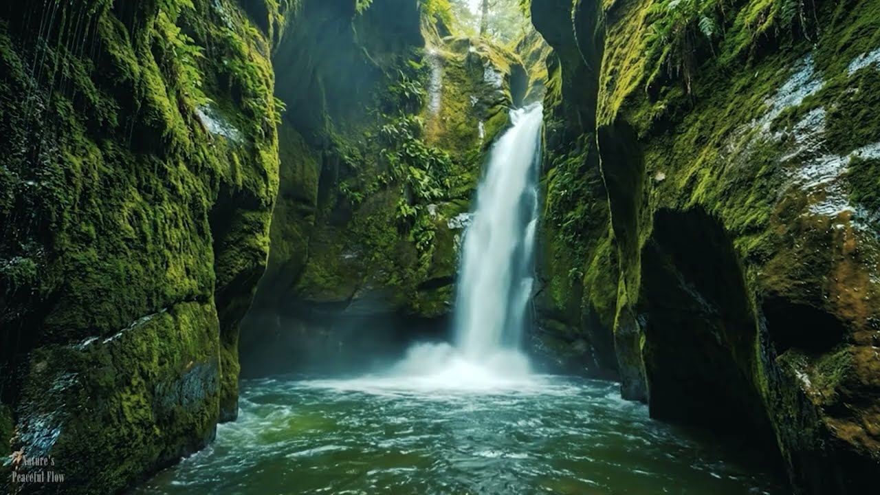 Waterfall Meditation Sounds | Stress Relief & Deep Relaxation | 3 Hours