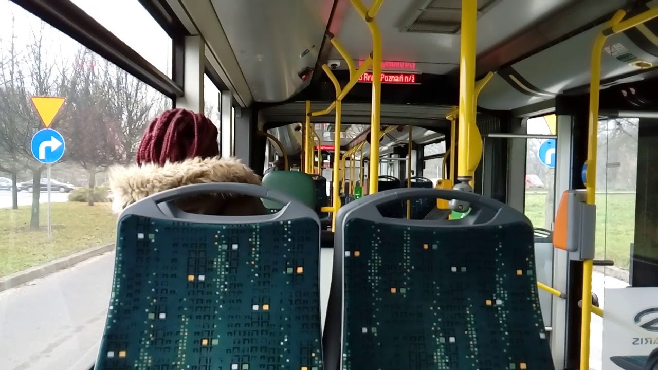 MPK Poznań Linia 168 kierunek Szarych Szeregów l(trasa zmieniona).Solaris Urbino 18lV.