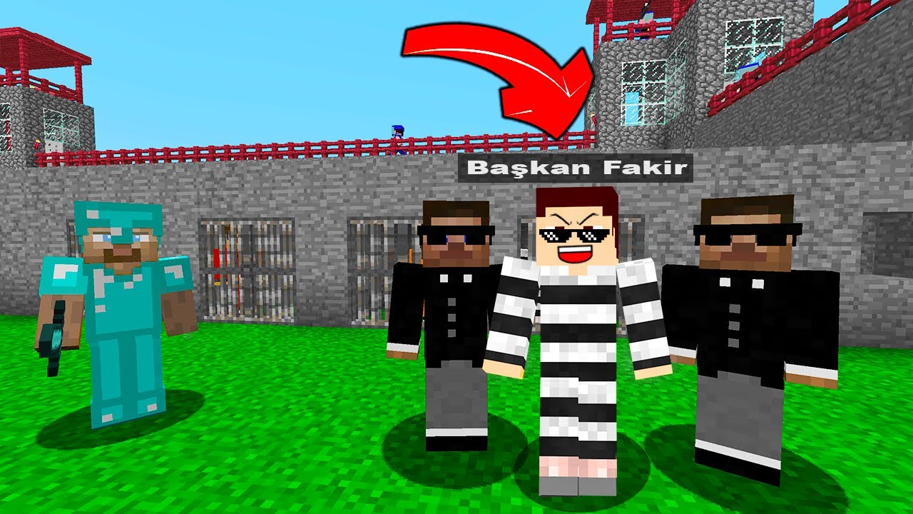 FAKİR HAPİSHANE SEÇİMLERİNİ KAZANIYOR VE BAŞKAN OLUYOR! - Minecraft