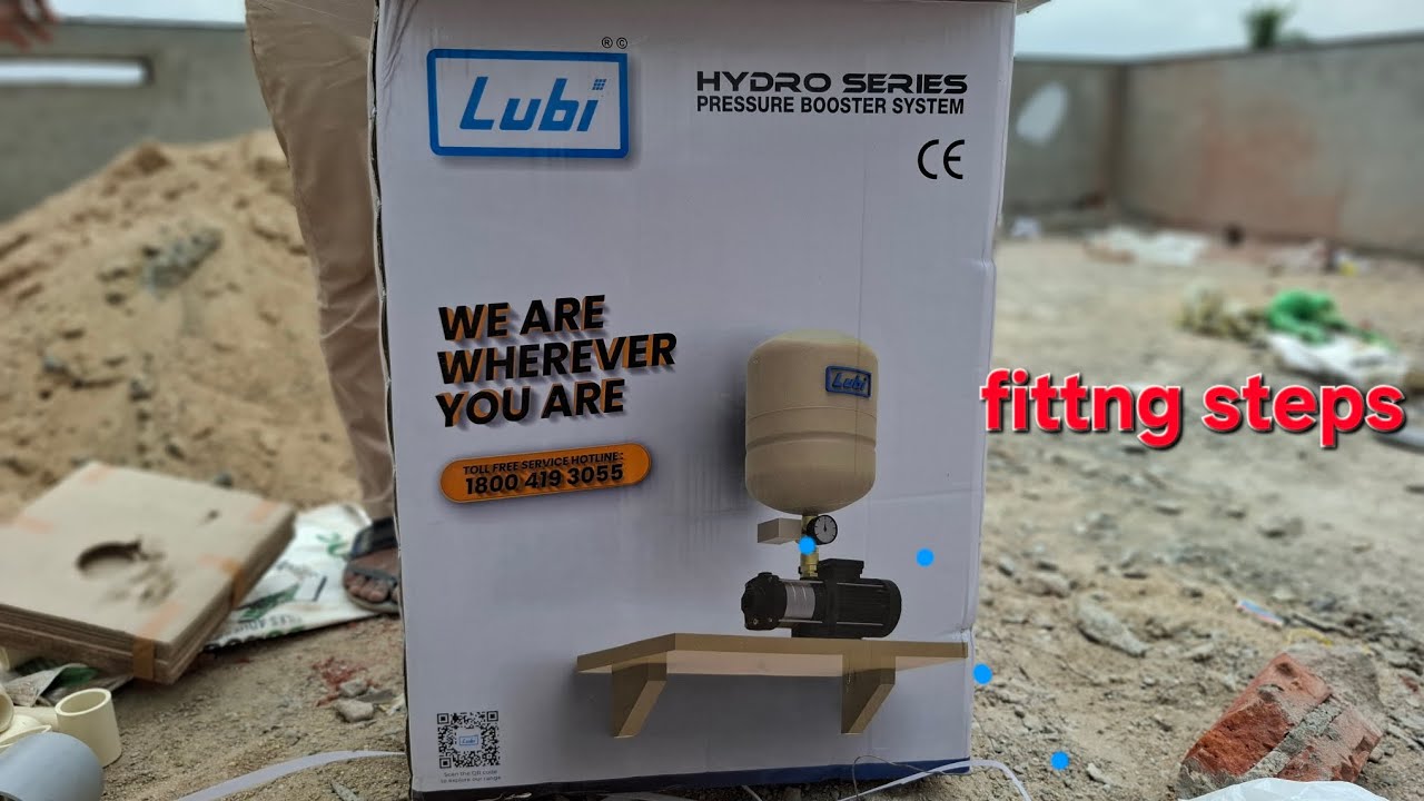 lubi company pressure Pump fitting full video #plumbingwork #plumbingtime#pressurepump #vasant_2169 