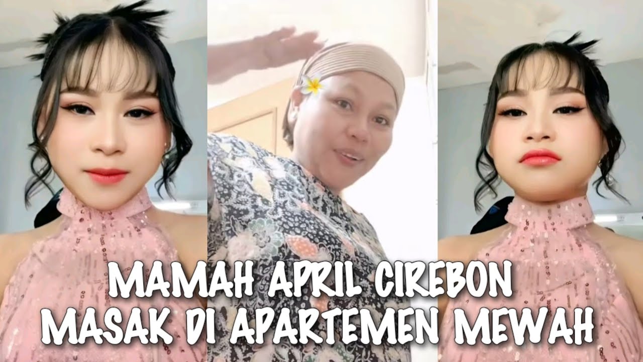 VIRAL√√ MAMAH APRIL CIREBON MASAK DAN BEGINI KONDISI APARTEMEN APING CINCAH!!
