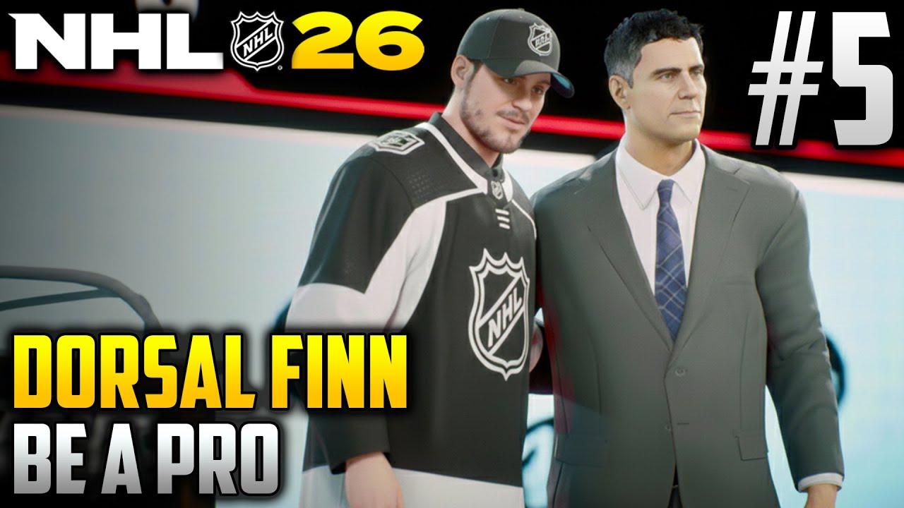 NHL 26 Be a Pro | Dorsal Finn (Goalie) | EP5 | NHL DRAFT AND PRESEASON DEBUT