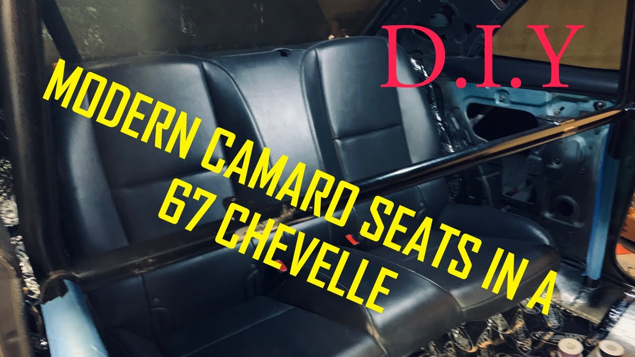 CAMARO SEAT INSTALL IN A 67' CHEVELLE