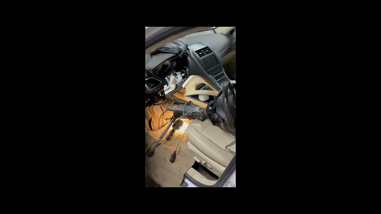 2014 Lincoln MKZ Mode Door Actuator HVAC Replacement And Steering Column Removal