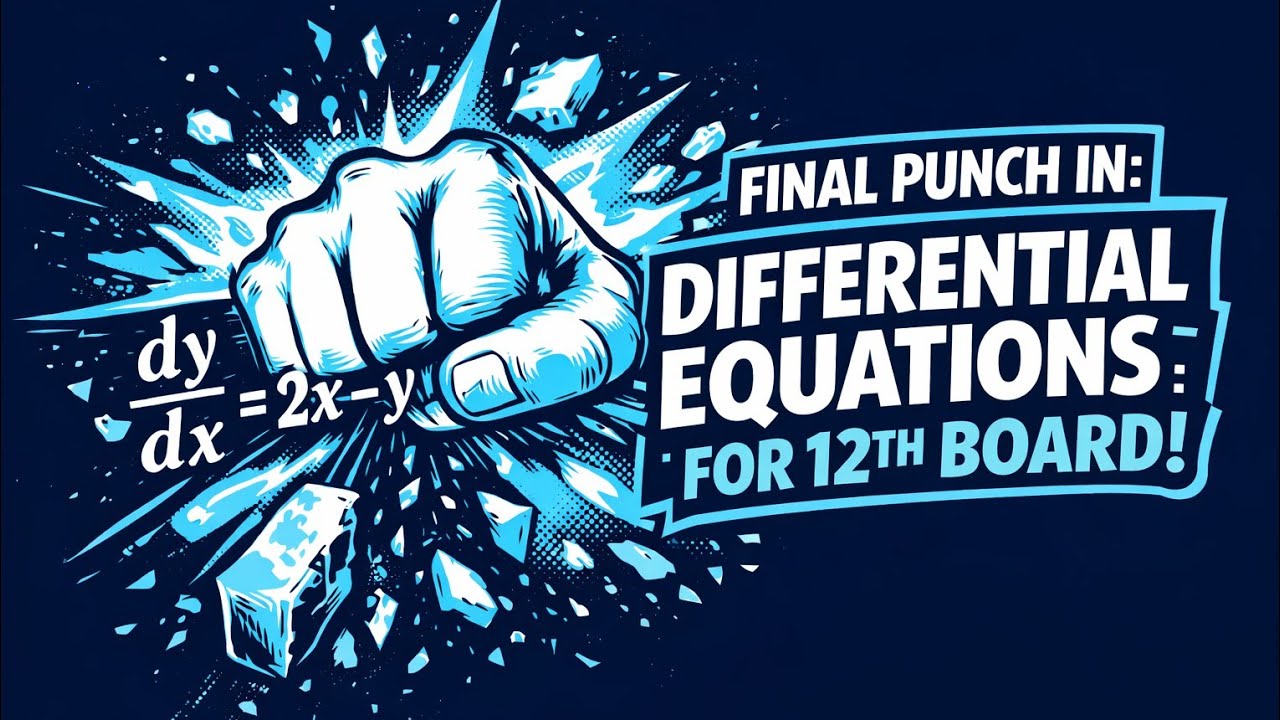 158.FINAL PUNCH IN DIFFERENTIAL EQUATIONS by S.N.Srivastava Sir
