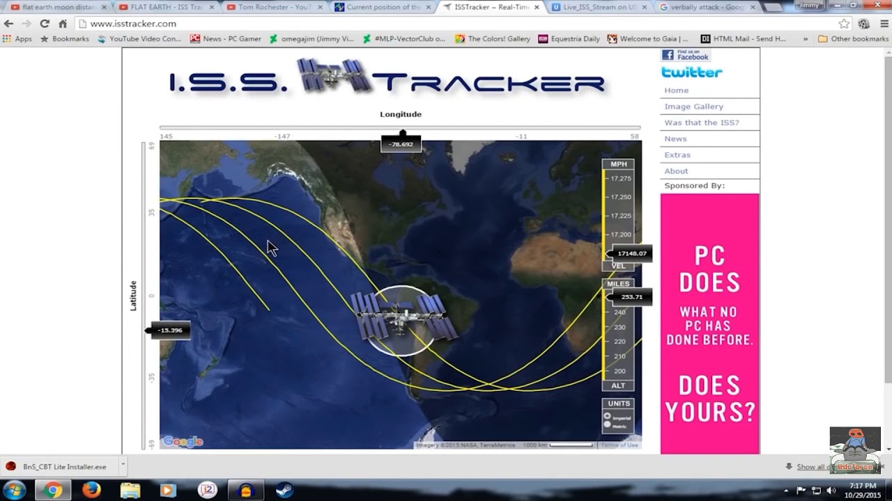 ISS Tracker Debunk