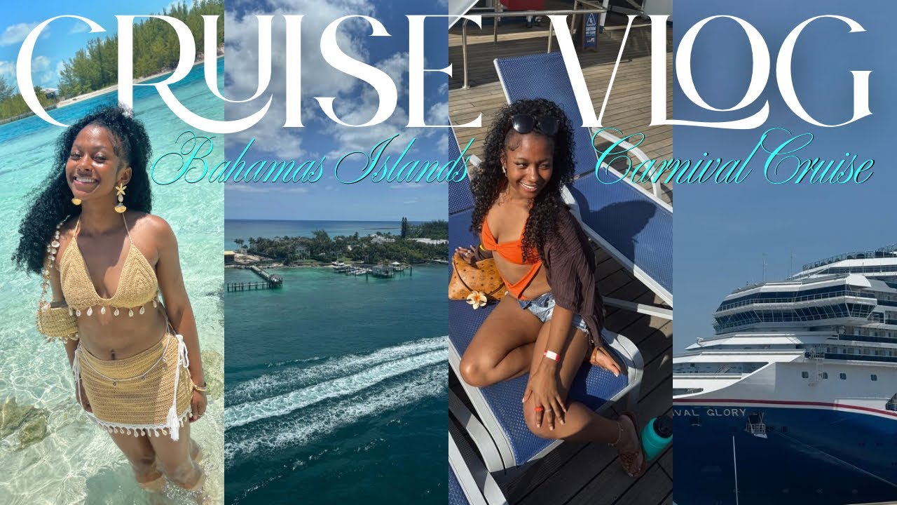 CARNIVAL CRUISE VLOG: exploring the bahamas + jet skis + secluded beaches + family fun + suite life