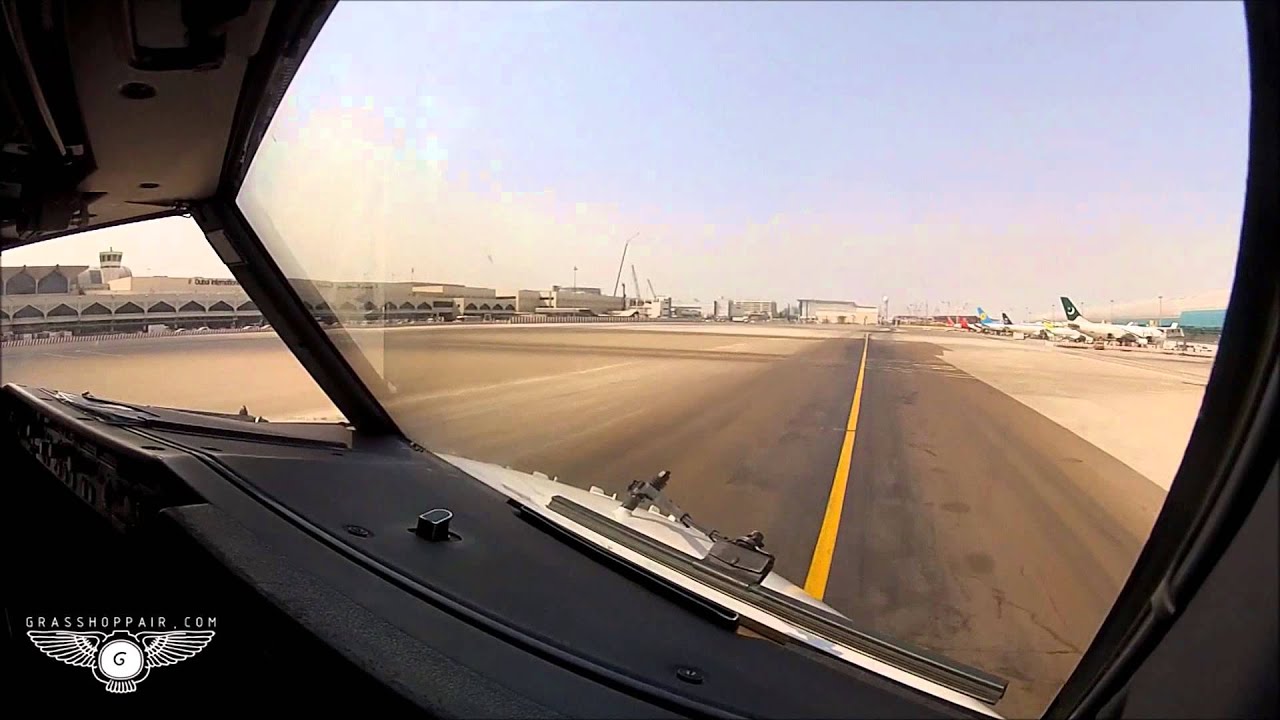 #111#112 Push-back and taxi in Dubai (+ATC) // 2,31x