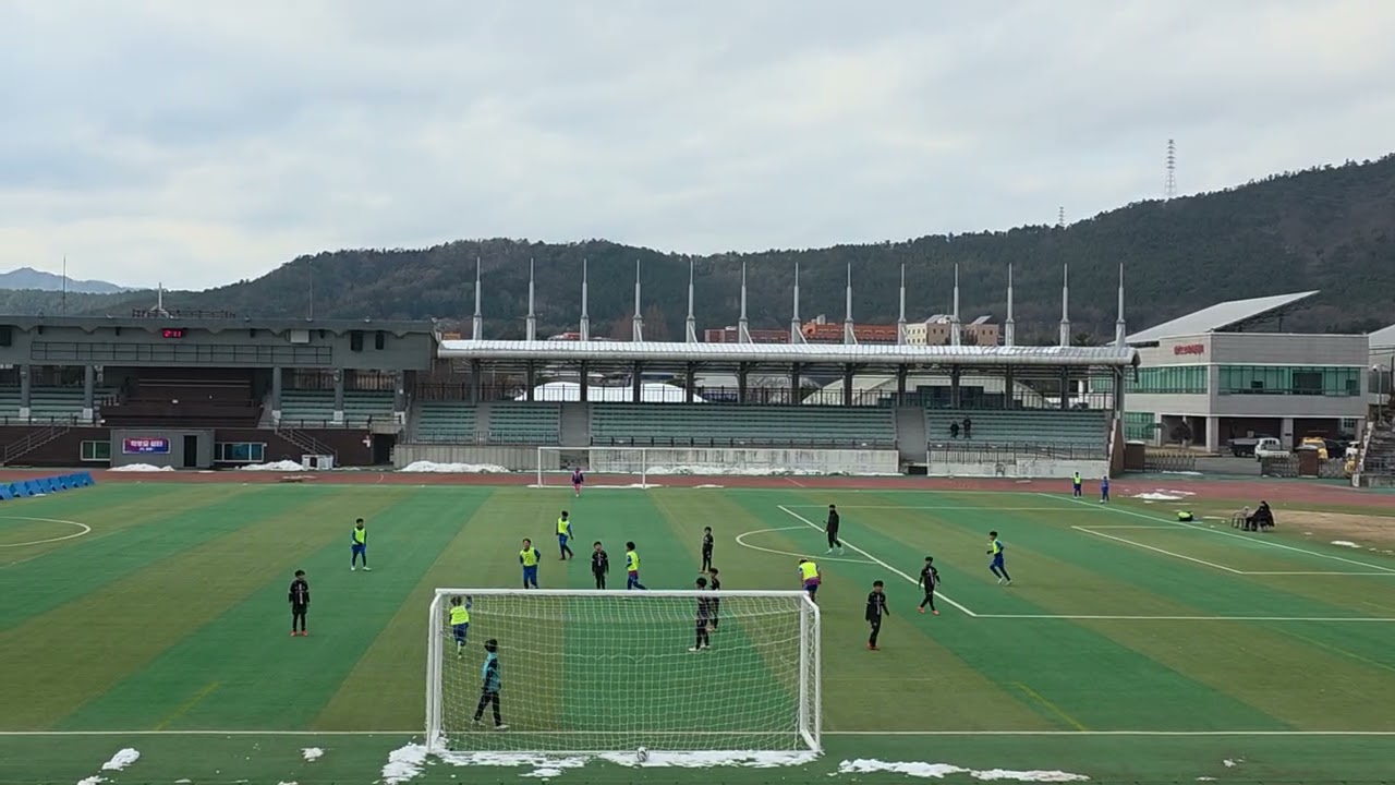 1월12일 u12 화이트 송도fc vs 천안메이저 전반전