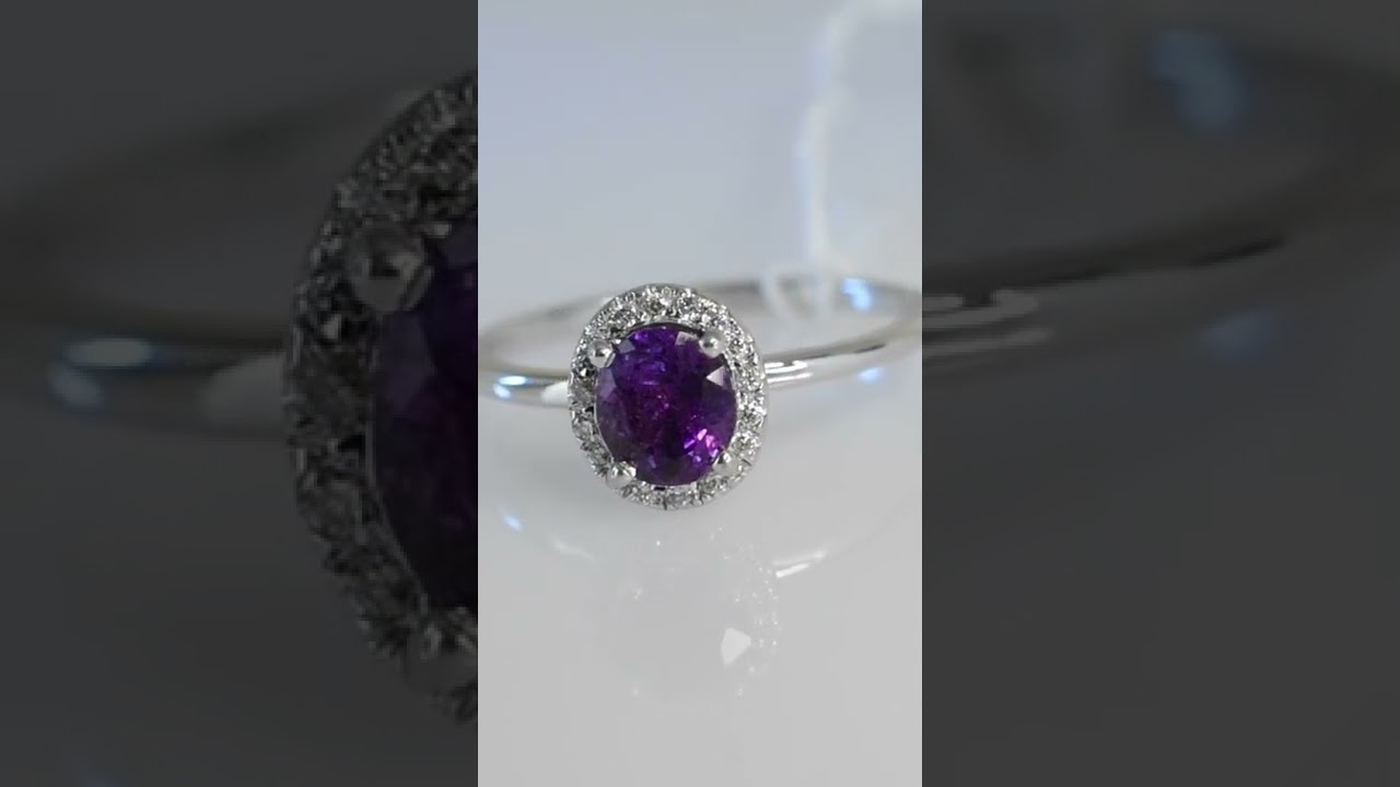 purple sapphire ring #shorts  SKU AL 010