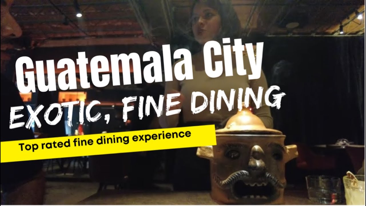 Best restaurant in Guatemala: flor de Lis, fine dining, molecular gastronomy
