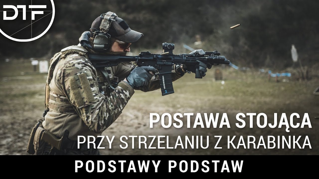Postawa stojąca przy strzelaniu z karabinka [SPP#10] AR15 / M4 (standing position with M4 carbine)