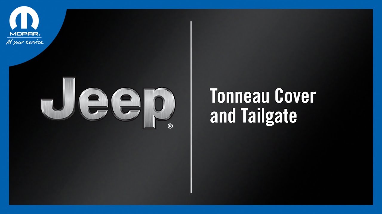 Tonneau Cover and Tailgate | How To | 2023 Jeep Gladiator