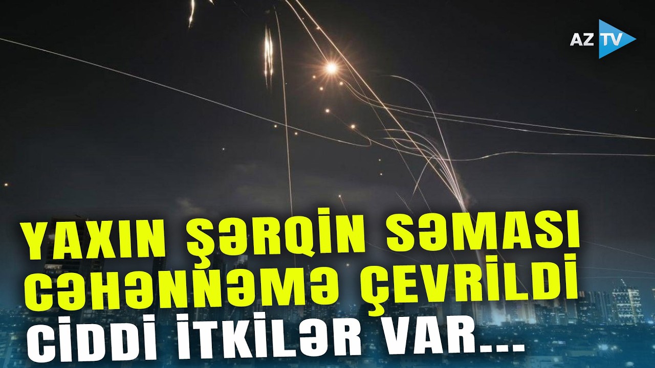İran ƏN DƏHŞƏTLİ RAKETLƏRİNİ işə saldı: Tehranın CAVAB ZƏRBƏLƏRİ görün nələrə səbəb oldu