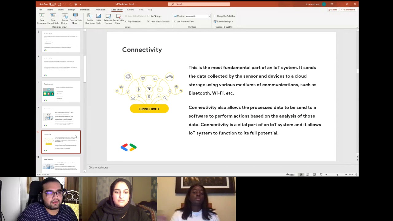 QMUL Google Internet-of-Things Virtual Workshop