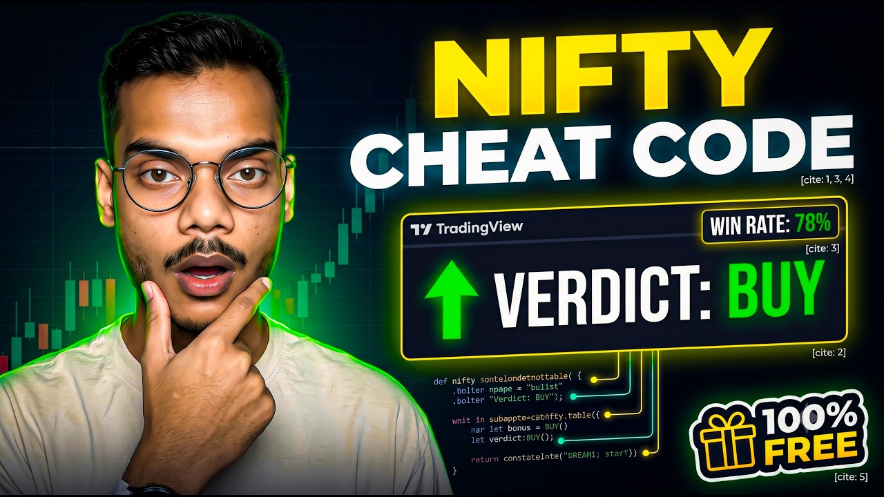 1 Indicator = Daily Trade Plan | FREE Nifty Dashboard + Source Code