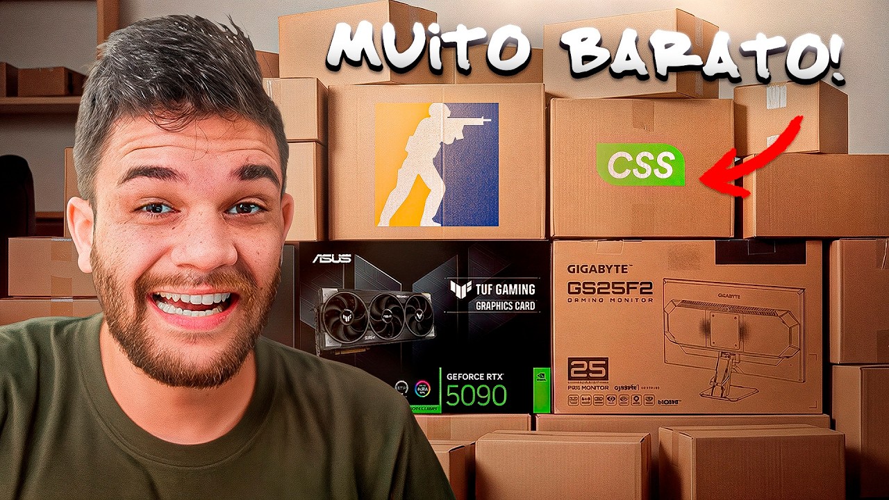 COMO ECONOMIZEI MAIS DE R$5 MIL IMPORTANDO PEÇAS DA CHINA PARA MEU PC (CS2 RODANDO A MIL FPS)