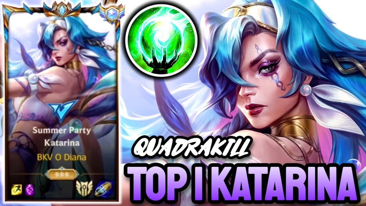 WILD RIFT KATARINA - TOP 1 KATARINA GAMEPLAY - CHALLENGER RANKED