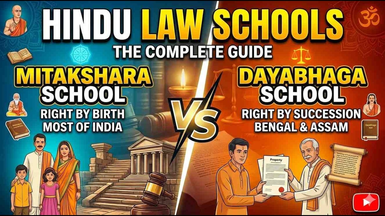 Hindu Law Schools EXPOSED Mitakshara and Dayabhaga Explained