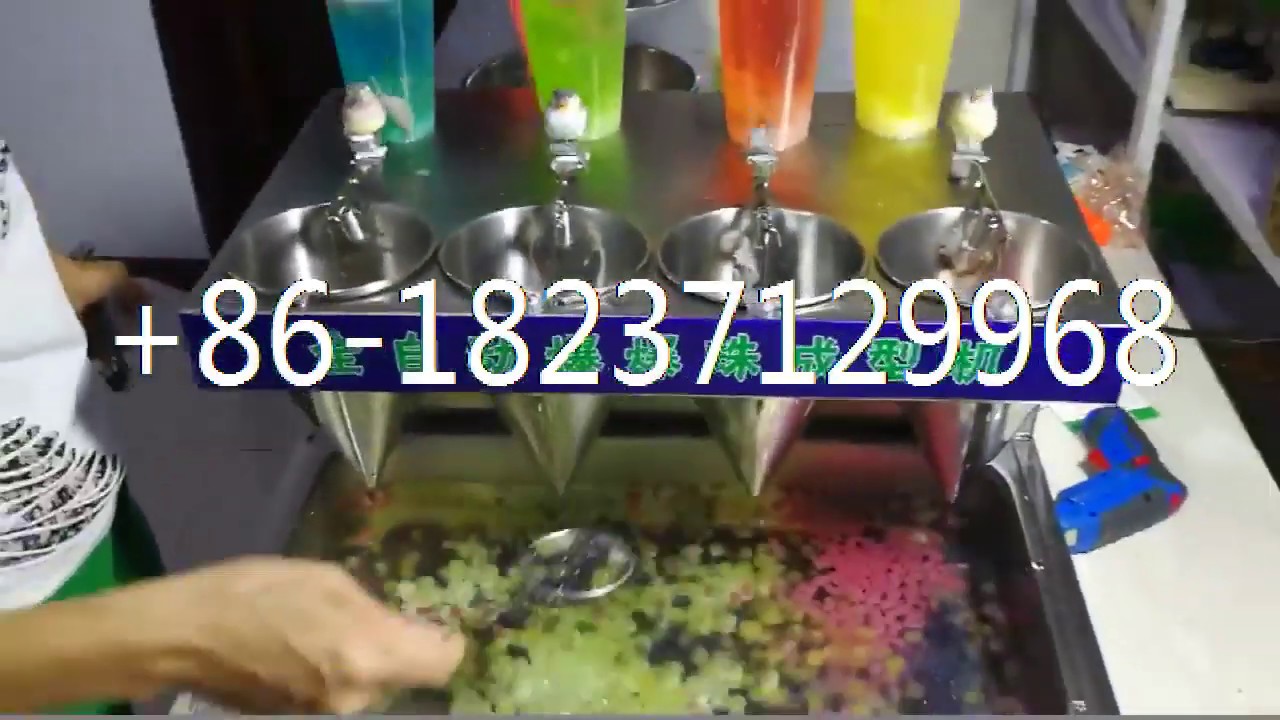 Popping Juice Ball Making Machine, Fruit Taste Bursting Boba Maker, Tapioca Pearls Forming Machine