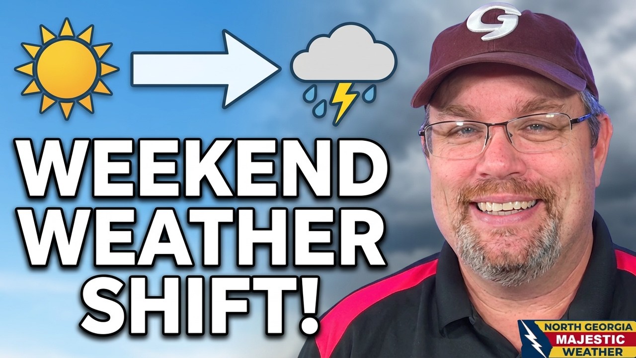 Here's What's Coming to North Georgia This Weekend!  Watch Now!