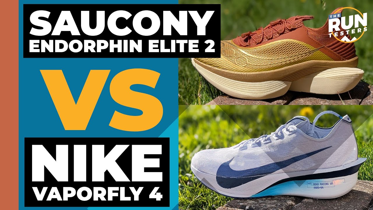Saucony Endorphin Elite 2 kontra Nike Vaporfly 4 | Dwa buty z płytką z wł&oacute;kna węglowego, kt&oacute;re zn...